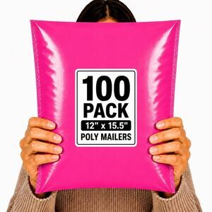 POLYMAILER 100 PACK SHIPPING MAILERS BULK RESELLER STARTER BUSINESS KIT SUPPLIES
